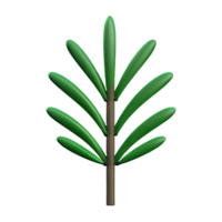 rosemary 3d rendering icon illustration png