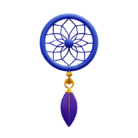 dream catcher 3d rendering icon illustration png