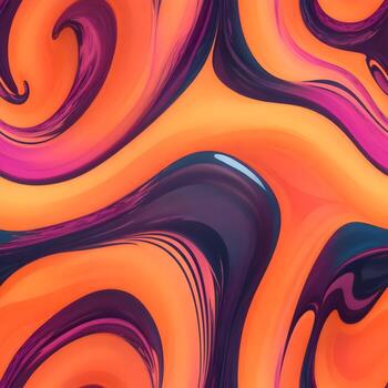 AI generate fluid Gradient dynamic wavy abstract background photo