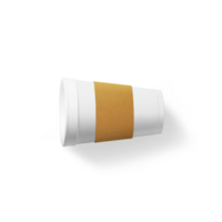 Blank white takeaway coffee cup. png