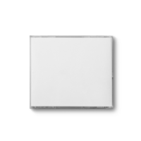 Blank white CD cover isolated fit for your design. png