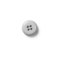 Blank white rounded button isolated. png