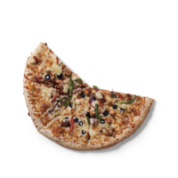 isolado fatias do pizza em forma para seu Comida conceito. png