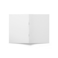 maquete em branco de brochura com três dobras a5 png