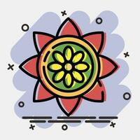 Icon mandala. Diwali celebration elements. Icons in comic style. Good for prints, posters, logo, decoration, infographics, etc. vector