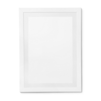 Isolated blank photo frame for your project design. png
