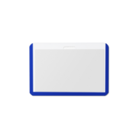 Blank white card holder suitable for office concept project. png