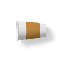 Blank white takeaway coffee cup. png