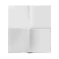 blanco wit broadsheet voor mockup ontwerp. png
