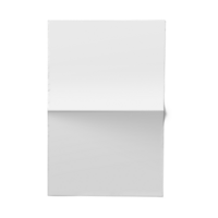 Blank white newspapers for your project. png