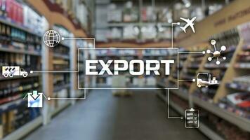 Logistics Import Export background 2021 technolofy photo