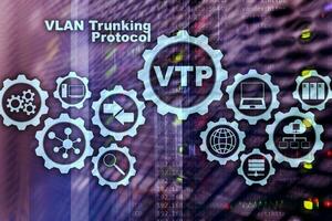 VLAN Trunking Protocol. Virtual Local Area Network. VTP photo