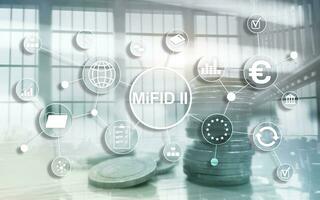 The Markets in Financial Instruments Directive. MiFID II. Investor protection concept photo