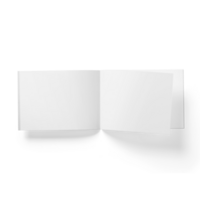 maqueta en blanco de folleto tríptico a5 png