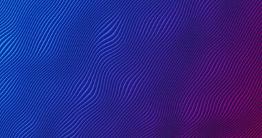 abstrakt Gradient Neon- Hintergrund mit Welle Animation, Textur, nahtlos Schleife video