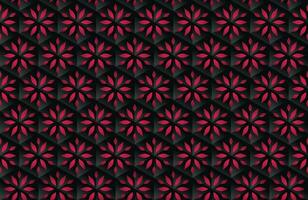 Luxury geometric abstract black background texture with neon light vector