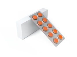 Blank White Product Package medicine drug. png