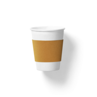 Blank white takeaway coffee cup. png