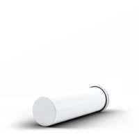 White tube for effervescent tablets or vitamins. png