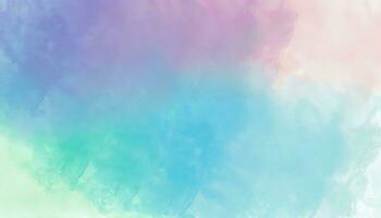 Hand Painted Watercolor Texture Pastel Background AI Generated photo