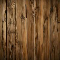 A Brown Wooden Texture Background AI Generated photo