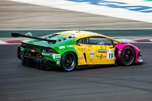 Lamborghini Huracan. Motorsport and racing. Sport car and supercar. Action Photography. photo