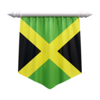 Jamaika National Flagge einstellen Illustration png