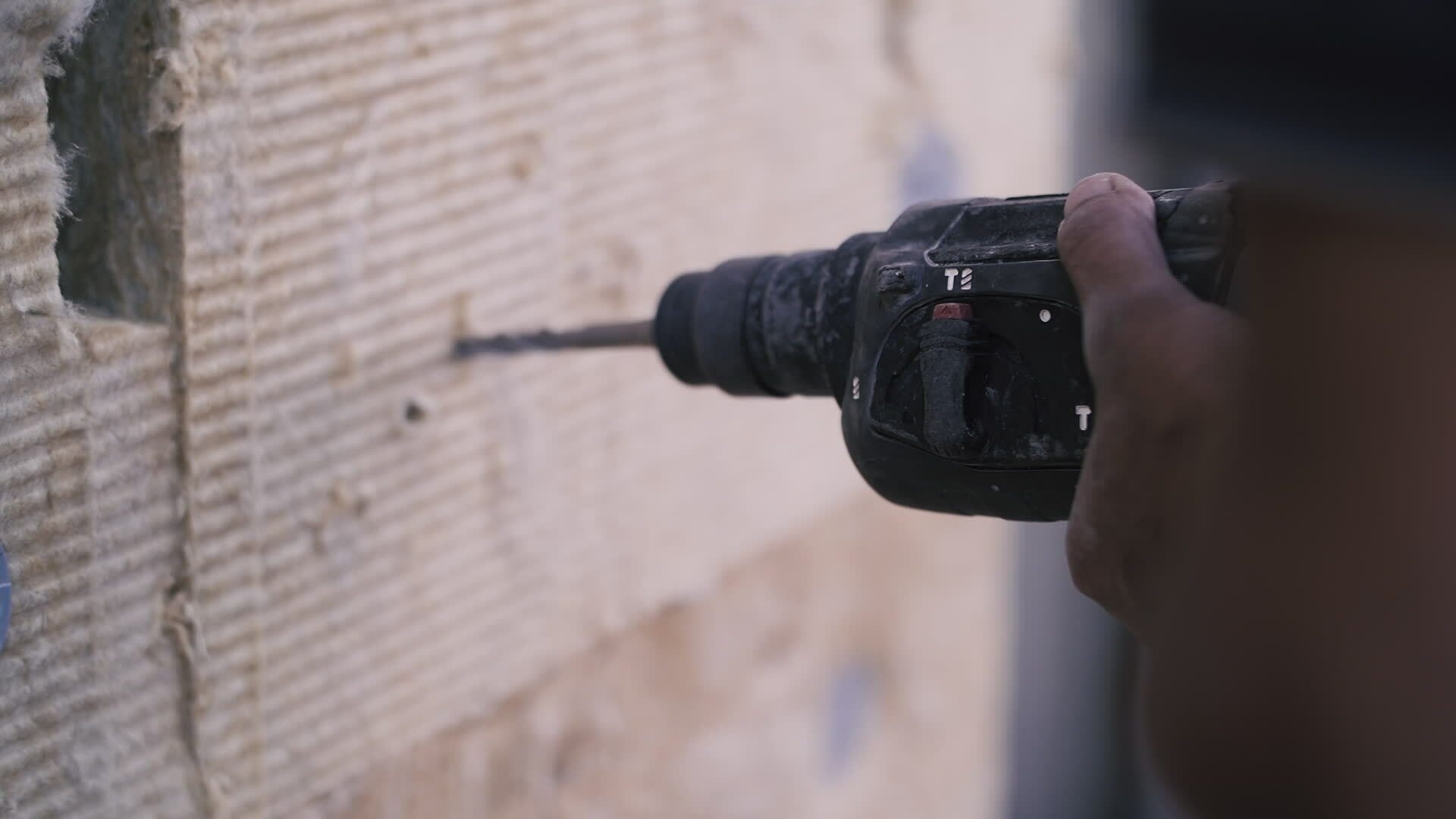Hammer drill stock video footage for free download