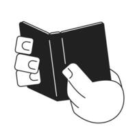 An Image Of A Hand Opening Book. Royalty Free SVG, Cliparts, Vectors, and  Stock Illustration. Image 12488814.