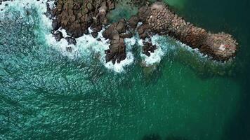 antenn topp ner se av torre di frigiano i castelsardo sardinien video