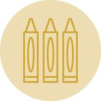 Crayons Vector Icon Design