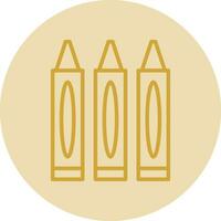 Crayons Vector Icon Design