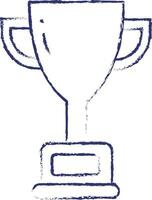 Trophy hand drawn illustration vector