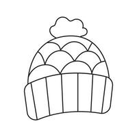 Vector illustration of a winter hat.