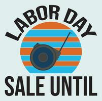 Labor Day t-shirt design vector