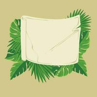 el naturaleza de firmar ilustración vector