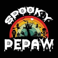 Halloween t-shirt design vector