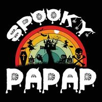 Halloween t-shirt design vector