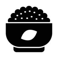 Carbohydrates Vector Glyph Icon For Personal And Commercial Use.