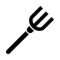 Pitchfork Vector Glyph Icon For Personal And Commercial Use.