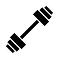 Barbell Vector Glyph Icon For Personal And Commercial Use.