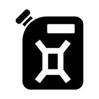 Gas Can Vector Glyph Icon For Personal And Commercial Use.