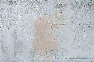 White concrete wall photo