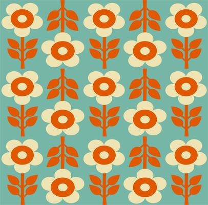 Beautiful vector pattern, background and wallpaper