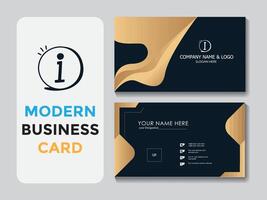 Vector creative modern professional business card template design