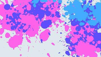 Abstract Colorful Grunge Splatter Paint Texture in White Background vector