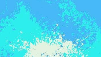 Abstract Bright Blue Paint Grunge Texture Background vector