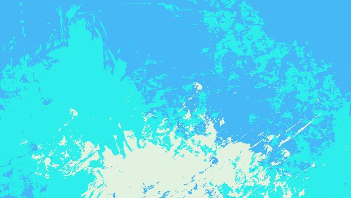 Abstract Bright Blue Paint Grunge Texture Background