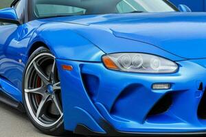 Sport car Toyota Supra JDM.  AI Generative Pro Photo