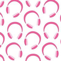 barbicore headphones pink warm doll girl accessory vector